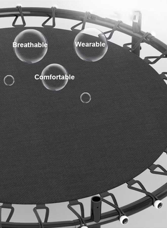 140cm Kids Trampoline with Safety Net Enclosure & Heavy-Duty Steel Frame - Image 5
