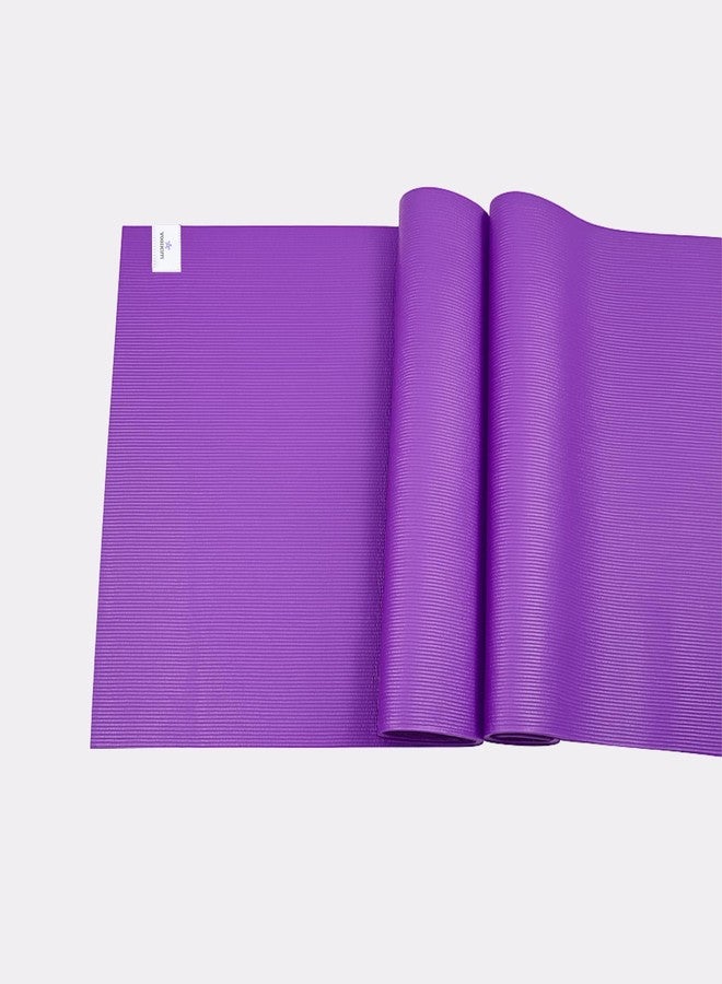 Yogikuti Beginner's Bliss Yoga Mat, Sticky Mat, Yoga Accessories Non-slip & Extra Grip, Durable workout mat (Purple) - Image 4