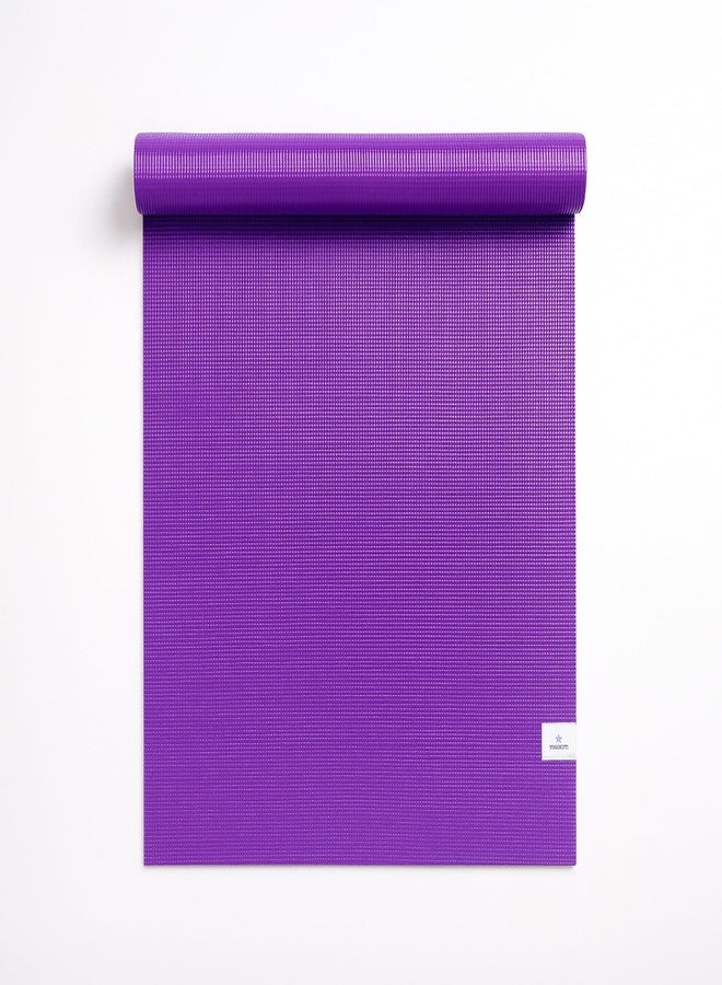 Yogikuti Beginner's Bliss Yoga Mat, Sticky Mat, Yoga Accessories Non-slip & Extra Grip, Durable workout mat (Purple) - Image 1