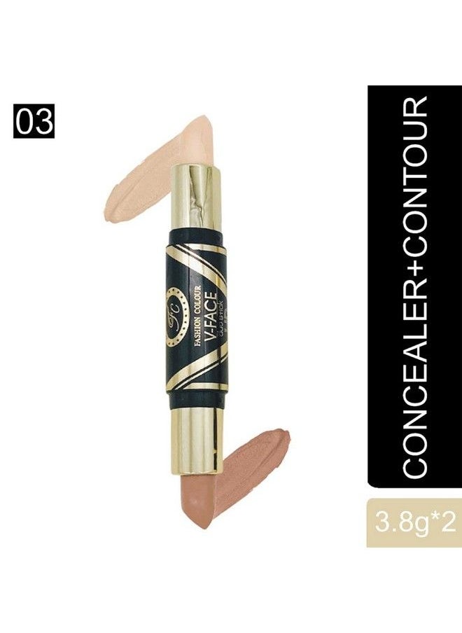 Fashion Colour - Vface Hd 2 In 1 Duo Contour & Concealer Stick (3.8G*2) (Shade 03) - Image 1