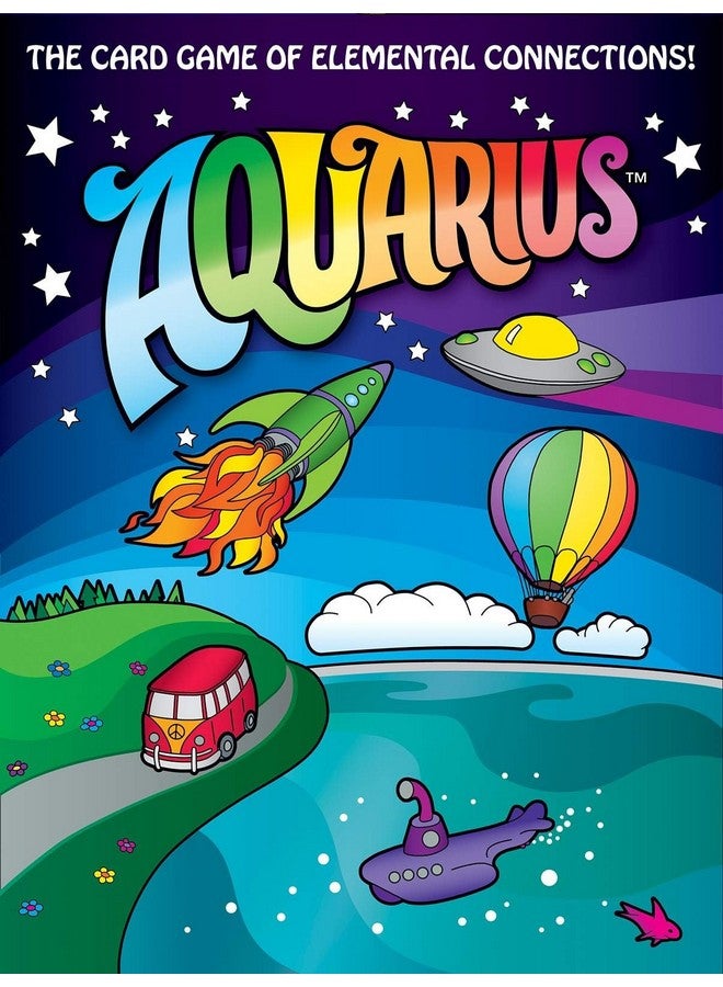 Looney Labs Looney Labs Aquarius Card Game - Elemental Strategy for 2-5 Players  - Image 2