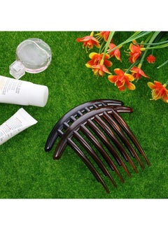 Tatuo 20 Pieces 7 Tooth French Twist Comb Plastic Hair Clip Hair Side Combs Hair Accessory for Women Girls (Black and Brown)  - Image 5