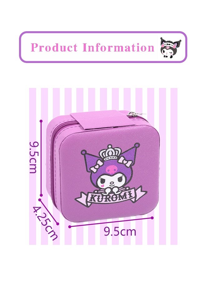 Sanrio - 36PCS Charm Bracelet Making Kit, Girls Beads for Jewelry Making Kit, with Jewelry Box, for DIY Craft Jewelry Gift, For 7-14 Year Old Girl（Purple） - Image 1