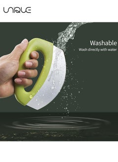 يونيك بريميوم بيتزا كتر - سوبر شارب الفولاذ المقاوم للصدأ بيتزا قواطع الهزاز / القطاعة / شفرة / سكين مع غطاء أدوات المطبخ متعددة الوظائف ، غسالة صحون آمنة (أخضر)  - Image 4