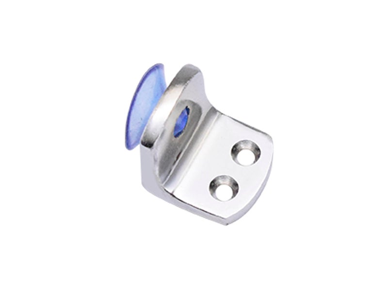 RAB Glass Shelf Button Stainless Steel L Button Glass Shelf Bracket (Code:- LSS Big Extra HVY, Size:- Double Screw, Finish- Matt, Pack of 10 Pieces) - Image 4