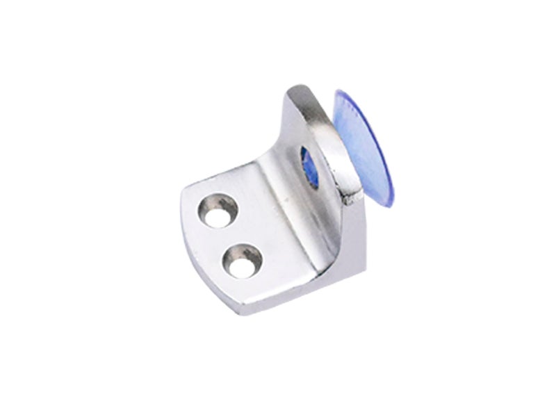 RAB Glass Shelf Button Stainless Steel L Button Glass Shelf Bracket (Code:- LSS Big Extra HVY, Size:- Double Screw, Finish- Matt, Pack of 10 Pieces) - Image 3
