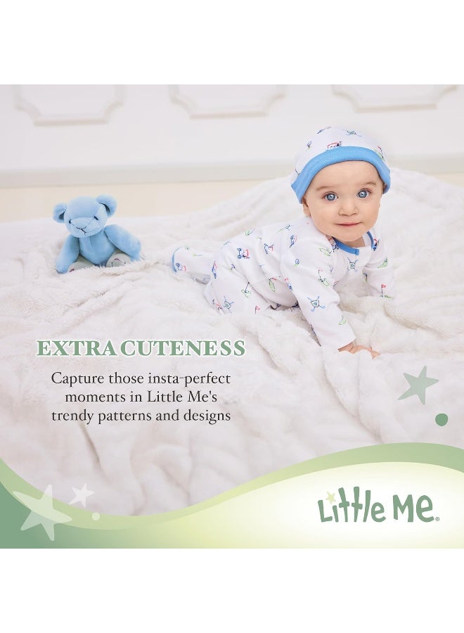 Little Me Little Me baby-boys Lle00333n Cardigan Sweater  - Image 3