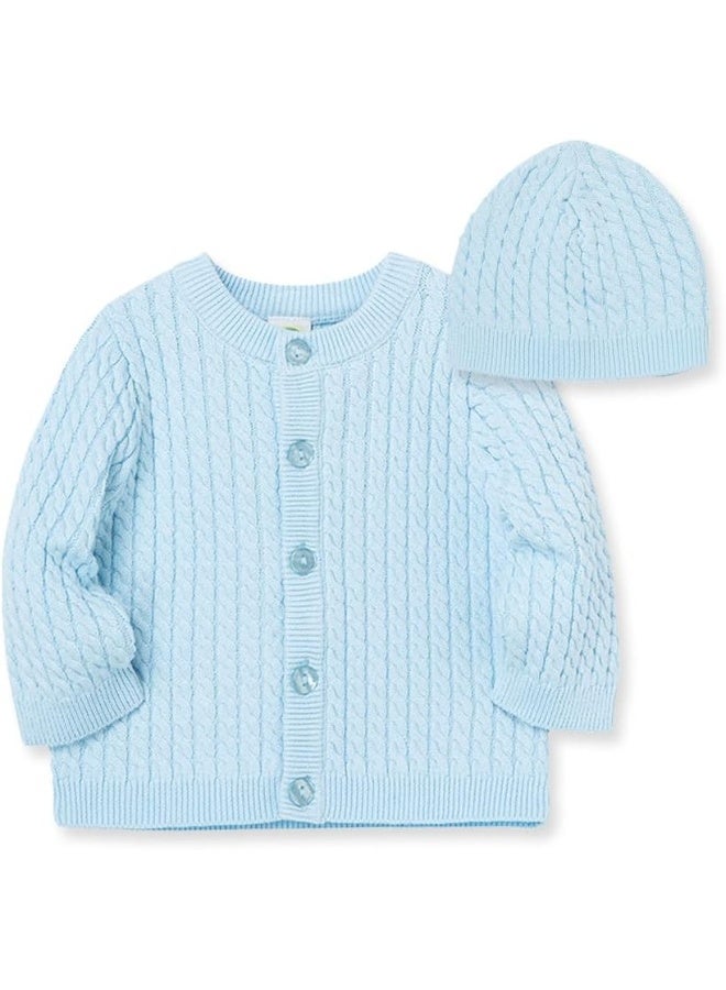 Little Me Little Me baby-boys Lle00333n Cardigan Sweater  - Image 1