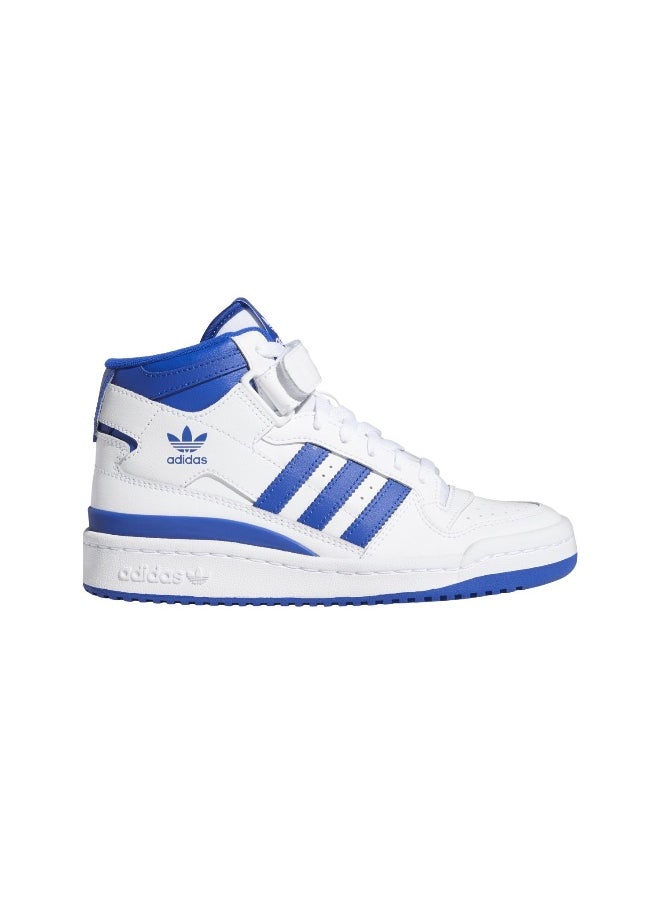 Adidas Adidas Forum Mid J White Basketball Shoes For Kids Unisex 3  - Image 1