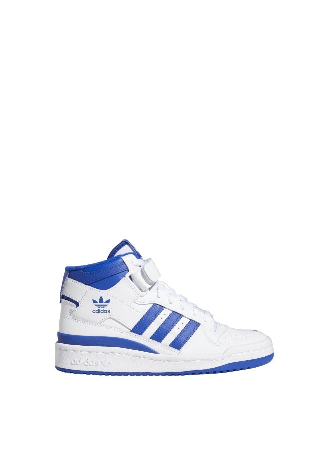 Adidas Adidas Forum Mid J White Basketball Shoes For Kids Unisex 3  - Image 2