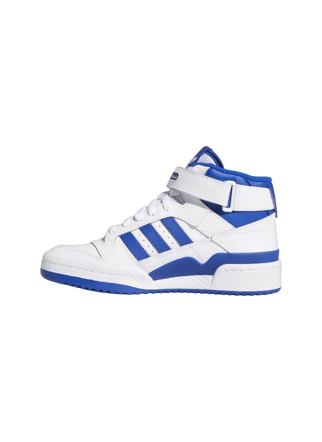 Adidas Adidas Forum Mid J White Basketball Shoes For Kids Unisex 3  - Image 5