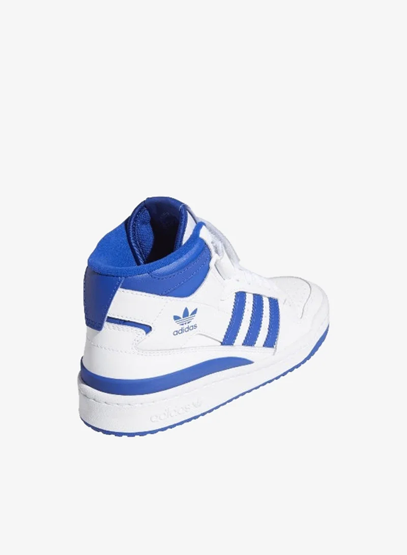 Adidas Originals FTWWHT/ROYBLU/FTWWHT adidas FORUM MID J White Originals Women Shoes  | Best Price UAE