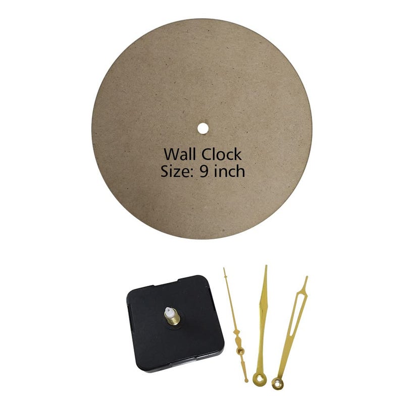 Penkraft Kerala Mural Art on Round Clock DIY Kit Free Video Tutorial - Image 3