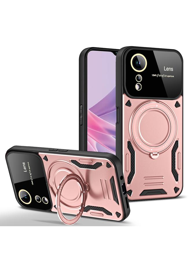 اس-توب جراب هاتف OPPO A78 5G مع حامل MagSafe بنافذة كبيرة - Image 1
