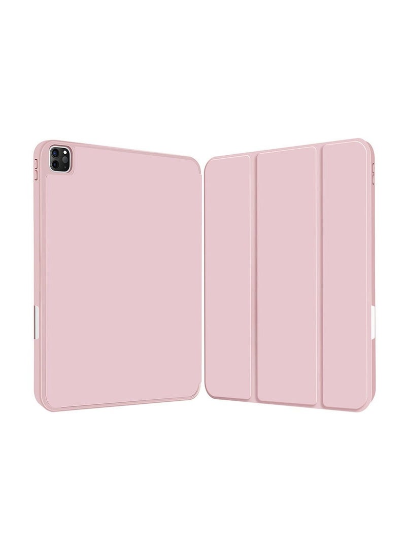 عام آي باد برو 13 / برو 11 2024 قرص حالة الجلد رقيقة جدا ، IAPD الهواء 13 / الهواء 11 مع التنبيه التلقائي / النوم الثلاثي للطي حالة الدعم