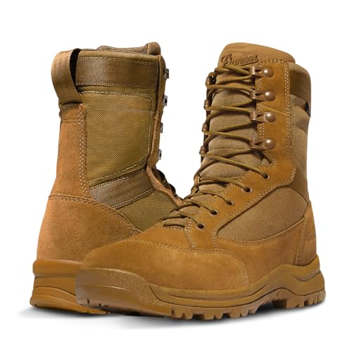 Danner Tanicus Military Boots for Men Made with Rough-Out Leather and 1000D Nylon, with Slip-Resistant Outsole and Comfort Footbed, AR 670-1 Certified, Coyote - 8.5 D - Image 1