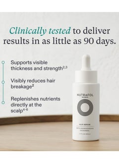 NUTRAFOL Nutrafol Women's Hair Serum – 3-Month Treatment (3 Bottles) for Thicker, Stronger Hair, Vegan, Lightweight & Fast-Absorbing  - Image 2