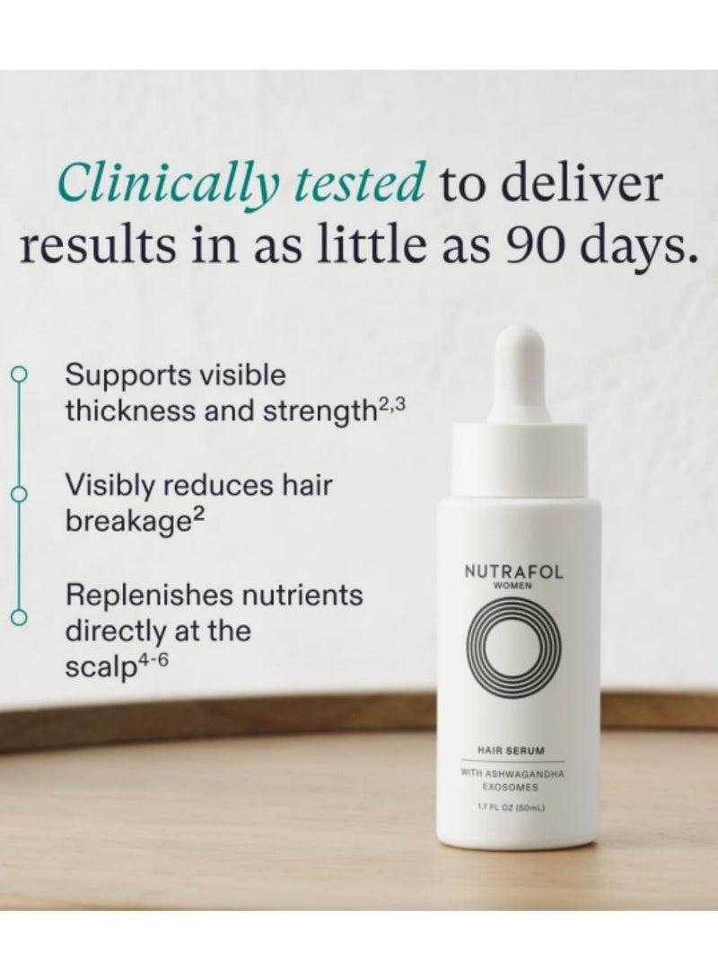 Nutrafol Women's Hair Serum – 3-Month Treatment (3 Bottles) for Thicker, Stronger Hair, Vegan, Lightweight & Fast-Absorbing - Image 2