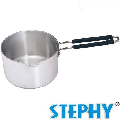 Stephy Aluminium Sauce Pan/Milk Pan 1 LTR., 2 LTR. Pack of 2 Diameter : 14 cm, 20 cm - Image 2