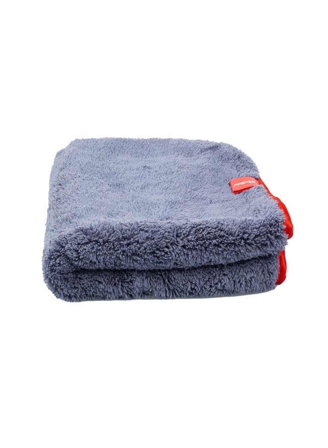 Maxshine 16" x 24" Universal 2-Pack 600GSM Ultimate Gray Crazy Microfiber Towels with Silver Silk Border - Ultra-Soft, Super Absorbent - Ideal for Car Detailing & Drying - Image 5
