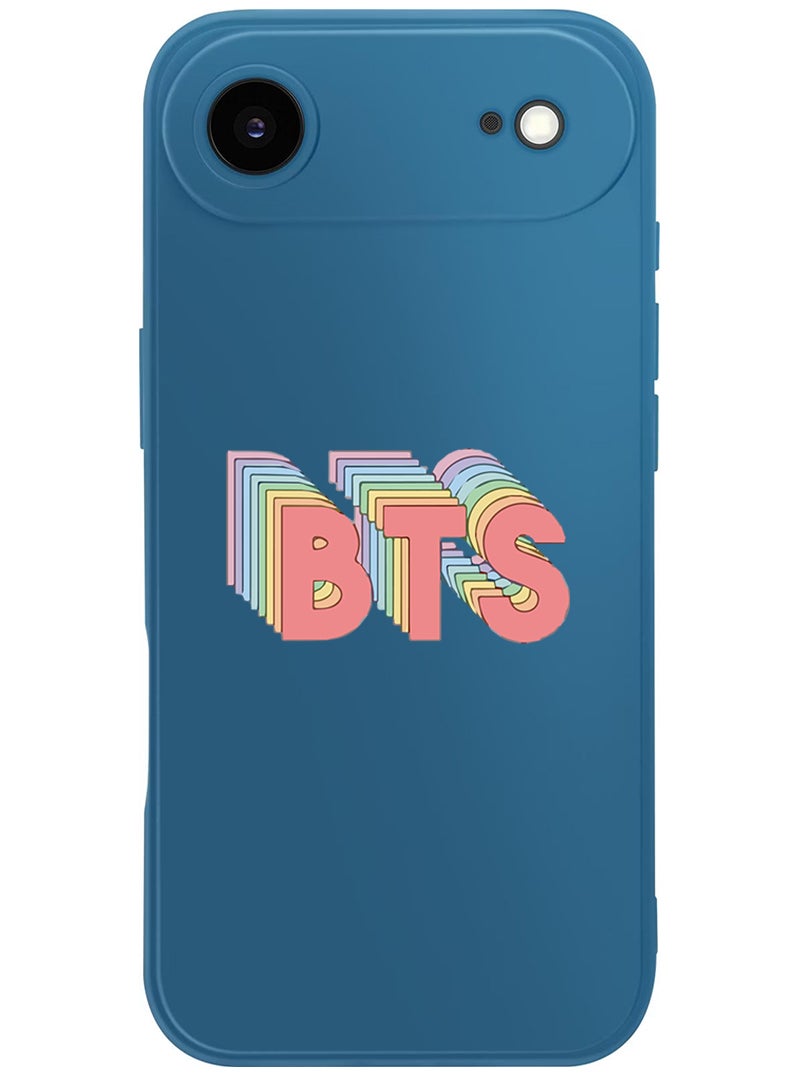 Theodor Protective Slim Fit Case Liquid Silicone Cover with Full Body Protection Anti-Scratch Shockproof Case For Apple iPhone 17 Air (Blue) BTS - Image 1