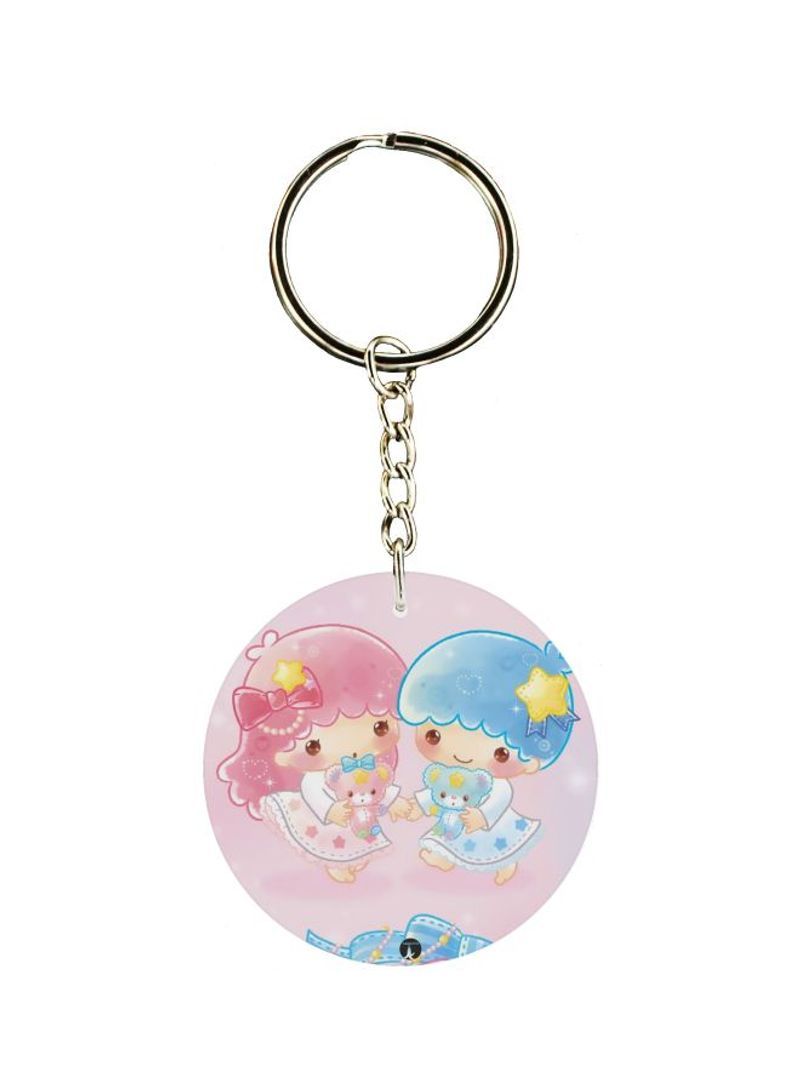 RKN Cartoon Printed Double Sided Keychain