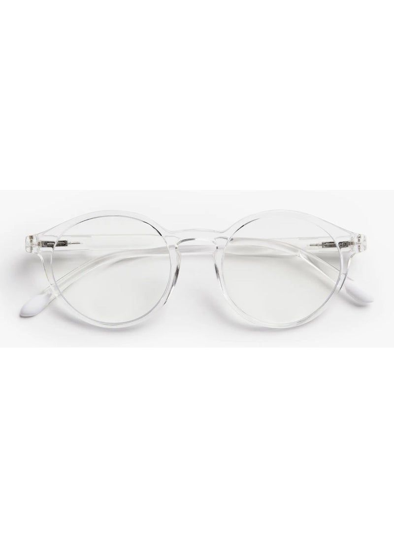 BARNER Le Marais Glossy Glossy Crystal - Round Glasses - Image 1
