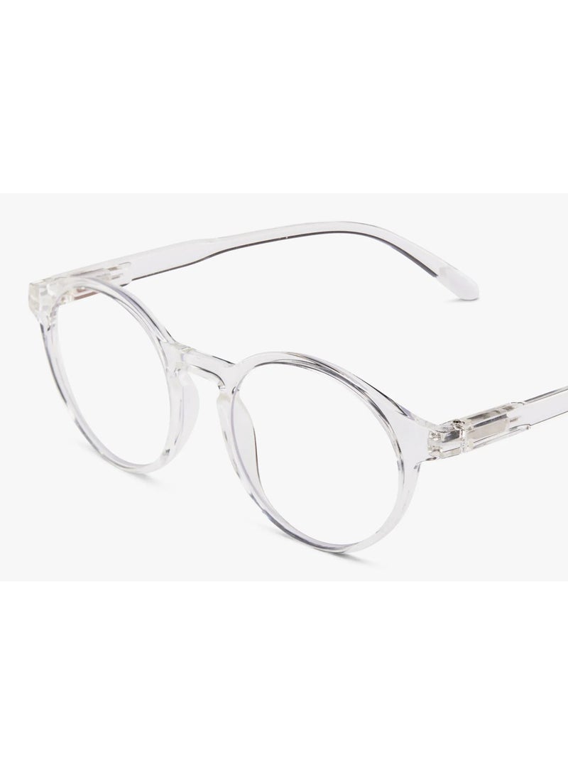 BARNER Le Marais Glossy Glossy Crystal - Round Glasses - Image 5