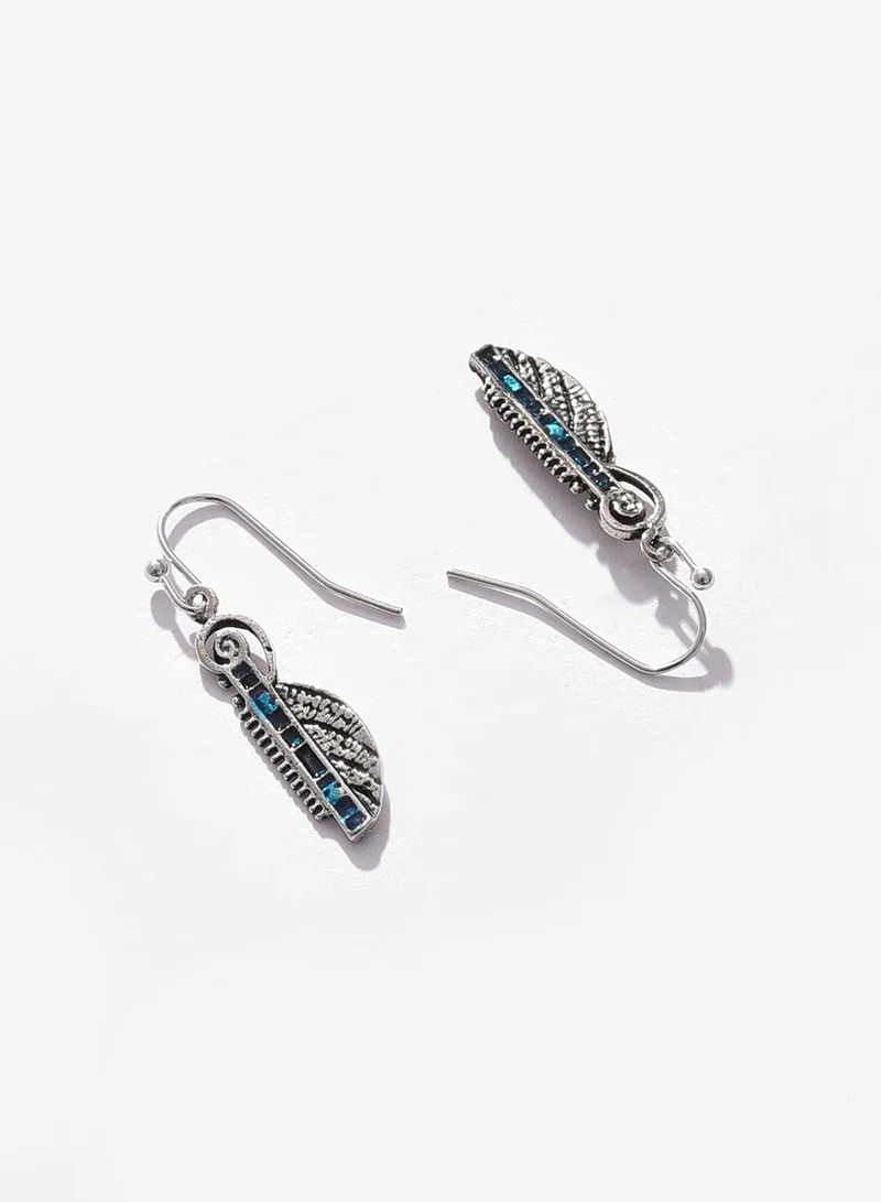 SOHI Oxidised Artificial Drop Earring Jewellery