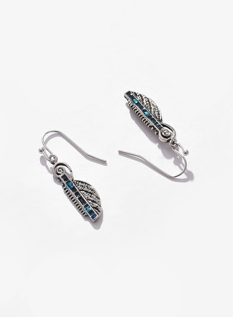 SOHI Oxidised Artificial Drop Earring Jewellery - Image 2