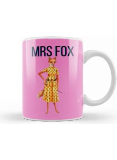 Baskı Dükkanı Print Shop Mrs Fox_fantastic Mr Fox Mug Porcelain 