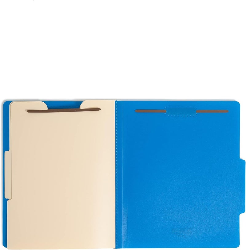 Smead Smead Poly Classification Folder 2 Dividers 2 Expansion 25Cut Tab Letter Size Blue 10 per Box 14045  - Image 2
