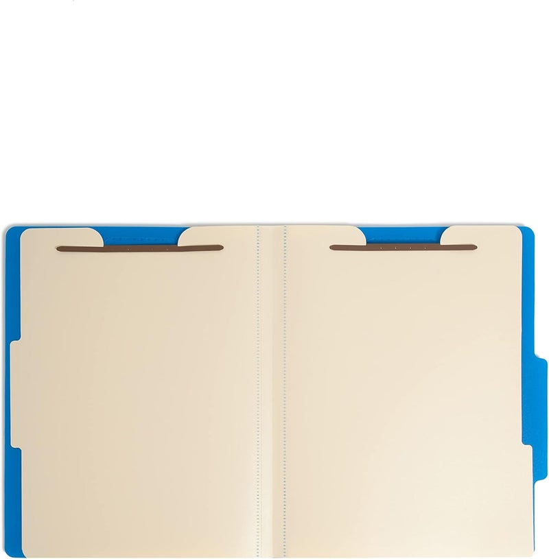Smead Smead Poly Classification Folder 2 Dividers 2 Expansion 25Cut Tab Letter Size Blue 10 per Box 14045  - Image 3
