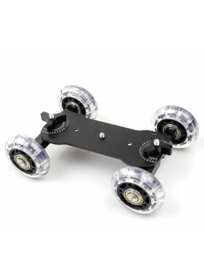 Camera Table Skater Design, Mobile Rolling Sliding Dolly Stabilizer, Camera Rail Stand Photography Car,  - Image 1