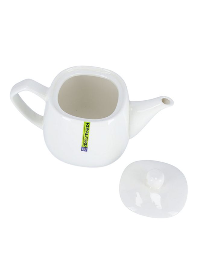 Royalford Tea Pot White 830ml - Image 3