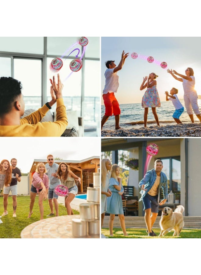 MUNTAQI Flying Orb Ball Toy – Hand-Controlled Mini Drone for Kids & Adults, 360° Rotating Hover Ball, Indoor Outdoor Magic Spinner Globe with LED Lights, Rechargeable Flying Toy Gift for Boys & Girls - Image 4