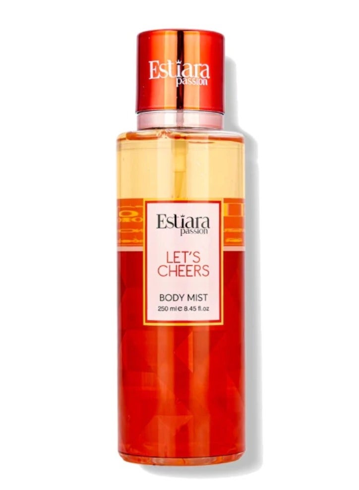 Estiara Passion Lets Cheers Body Mist 250ml for Unisex