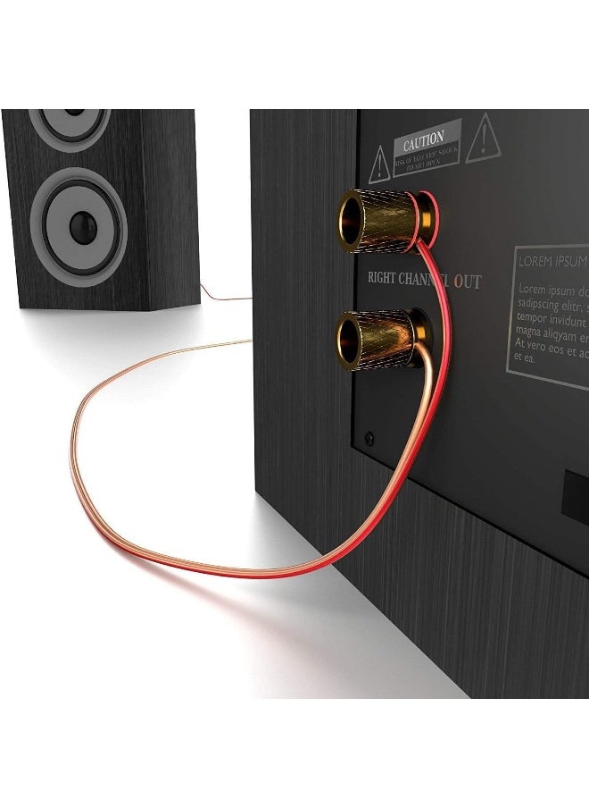 melfi 2 Core .75mm Speaker Cable Wire - Ideal For Home Hifi/car Audio, 32mtr For Car Speakers, Stereos, Subwoofers And Home Theater (TRANSPARENT)  - Image 3