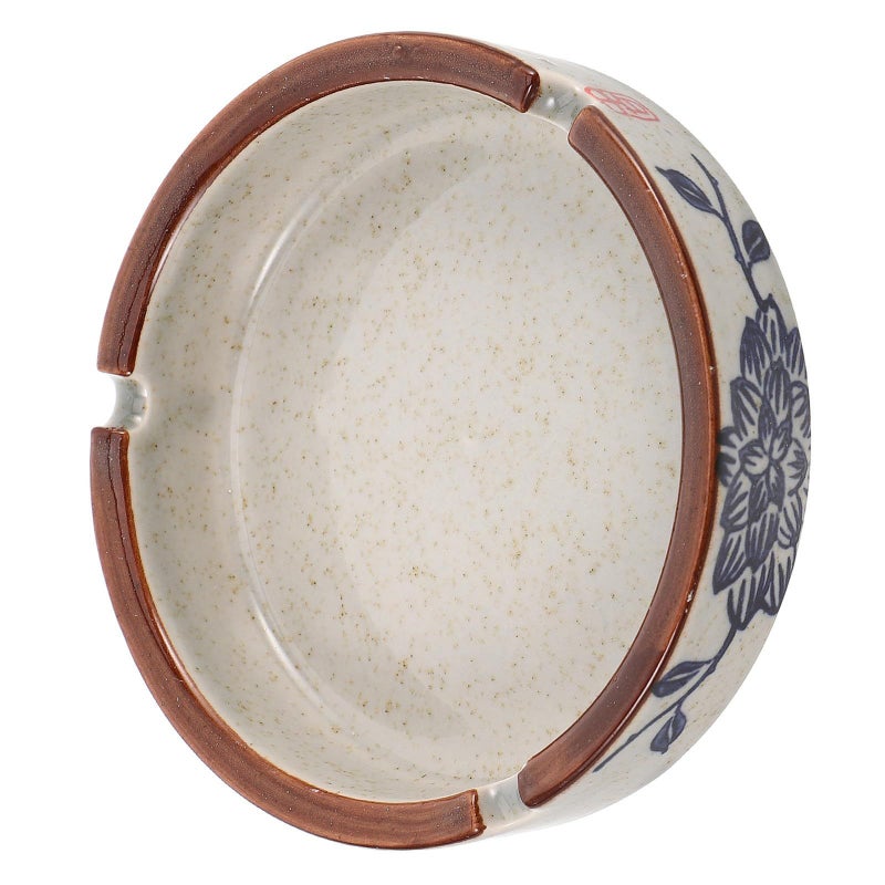 Windproof Ceramic Ashtray Large Capacity Cover For Indoor Outdoor Smoking - Image 2