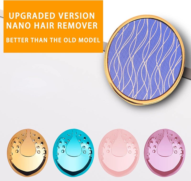 klarako Crystal Hair Eraser, New Upgrade Magic Hair Remover with Handle for Women Men, Painless Exfoliation Hair Removal Tool Smooth Silky Skin Without Shaving, Fast & Easy (Gold) - Image 4