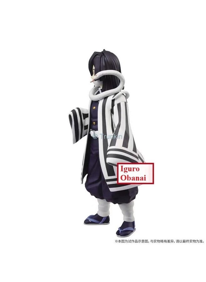 Trunkin - Trunkin Demon Slayer Obanai Iguro Action Figure The Serpent Hashira Figurine Standie Collectible Figure Manga Weeb - Image 1