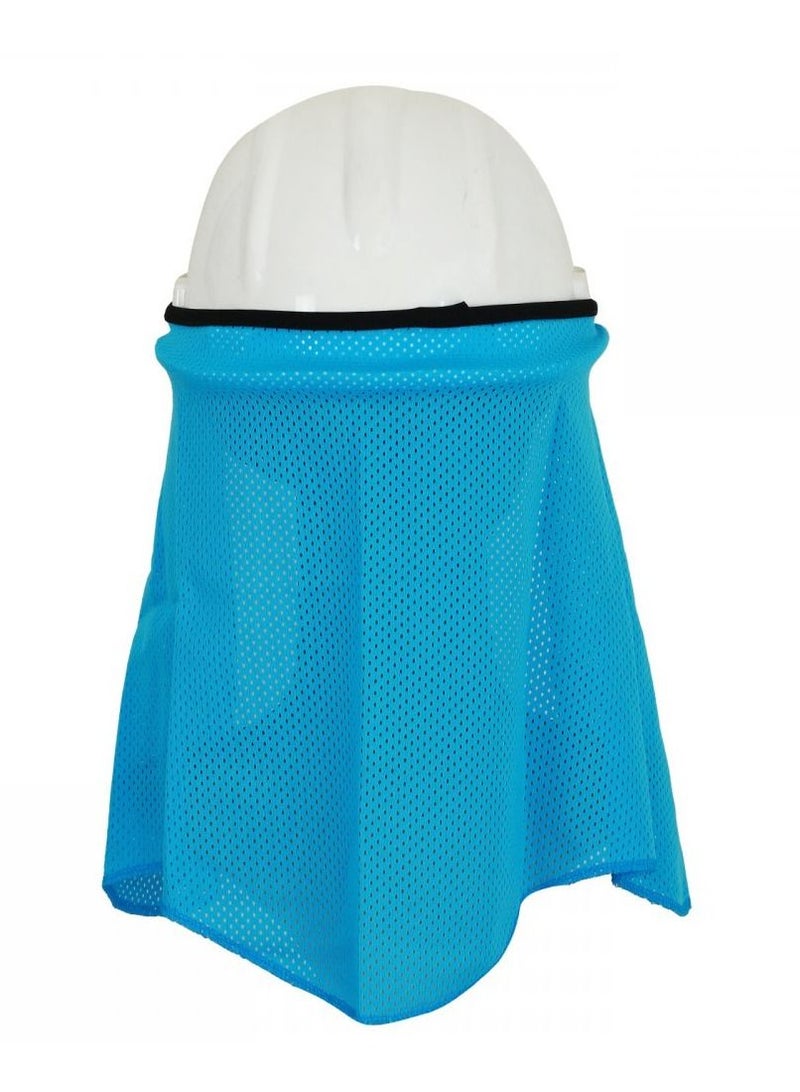 Narajikimi Clip On Helmet Neck Shade, Blue - Image 2