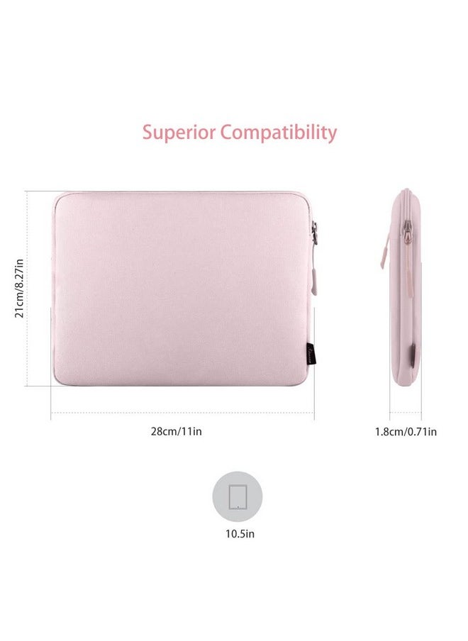 Moca MOCA 360 Protection 10.5-11 Inch Tablet Sleeve Case Bag for iPad 10.2''/Ipad Air 4 10.9 Inch/Ipad Pro / 9.7" Ipad, Surface Go/Surface Pro, Galaxy Tab 10.5 /Xiaomi Pad 5 (9.7-11 Inch, Pink)  - Image 2