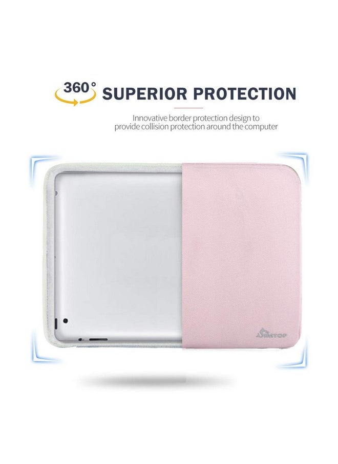 Moca MOCA 360 Protection 10.5-11 Inch Tablet Sleeve Case Bag for iPad 10.2''/Ipad Air 4 10.9 Inch/Ipad Pro / 9.7" Ipad, Surface Go/Surface Pro, Galaxy Tab 10.5 /Xiaomi Pad 5 (9.7-11 Inch, Pink)  - Image 5