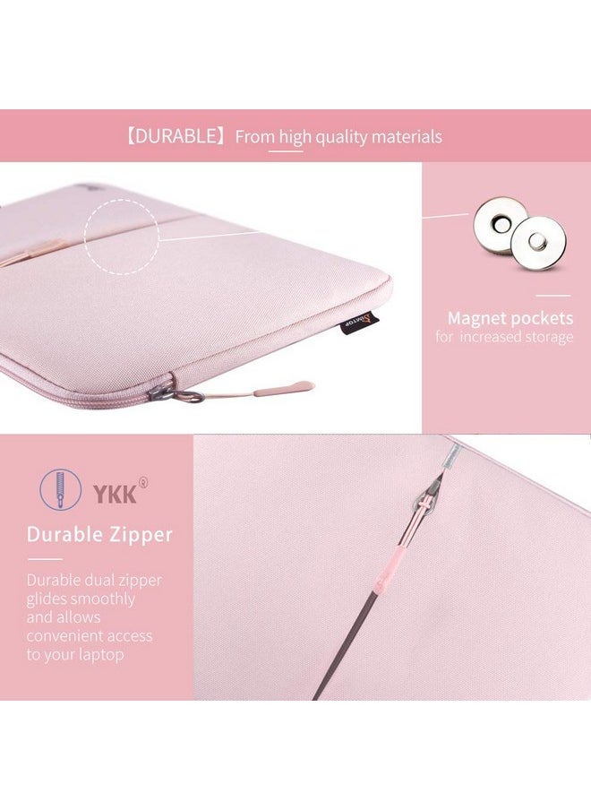 Moca MOCA 360 Protection 10.5-11 Inch Tablet Sleeve Case Bag for iPad 10.2''/Ipad Air 4 10.9 Inch/Ipad Pro / 9.7" Ipad, Surface Go/Surface Pro, Galaxy Tab 10.5 /Xiaomi Pad 5 (9.7-11 Inch, Pink)  - Image 3