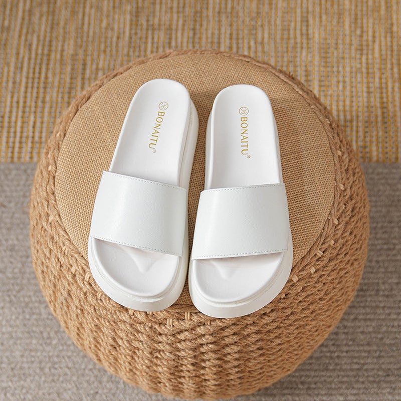 Women'S Summer Outdoor Sandals Fashion Versatile Trendy Slip-On Genuine Leather Thick-Soled Beach Shoes - Image 4