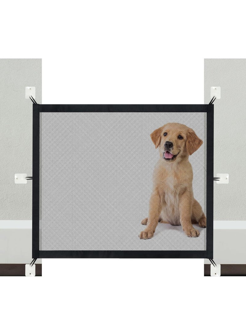 بوابة للحيوانات الأليفة لسلالم المنزل من ماجيك كيدز، توفر حاوية آمنة للحيوانات الأليفة للعب والراحة، تصميم 6 حلقات 109 سم × 75 سم - Image 1