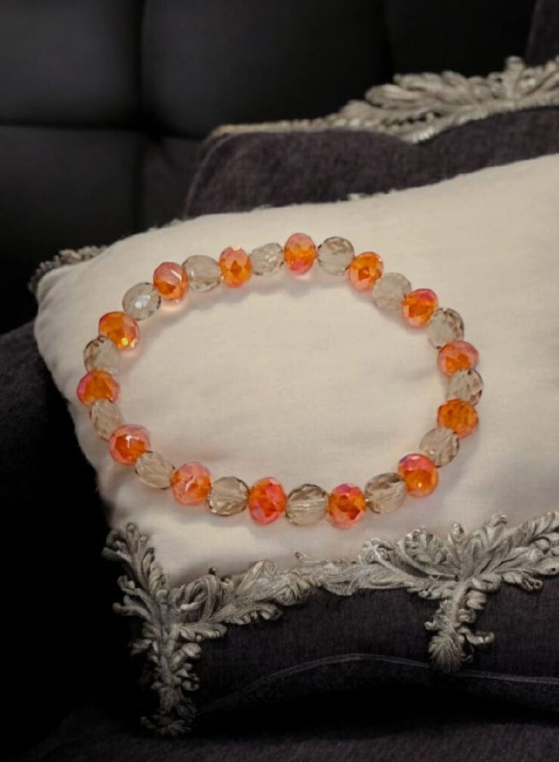 korean style crystal colors cute bracelet beeded 