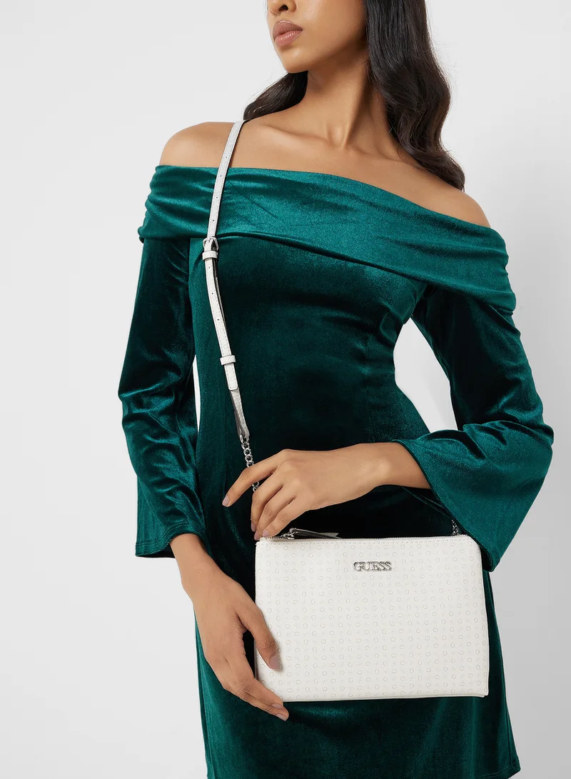GUESS Tidewood Mini Double Zip Crossbdy