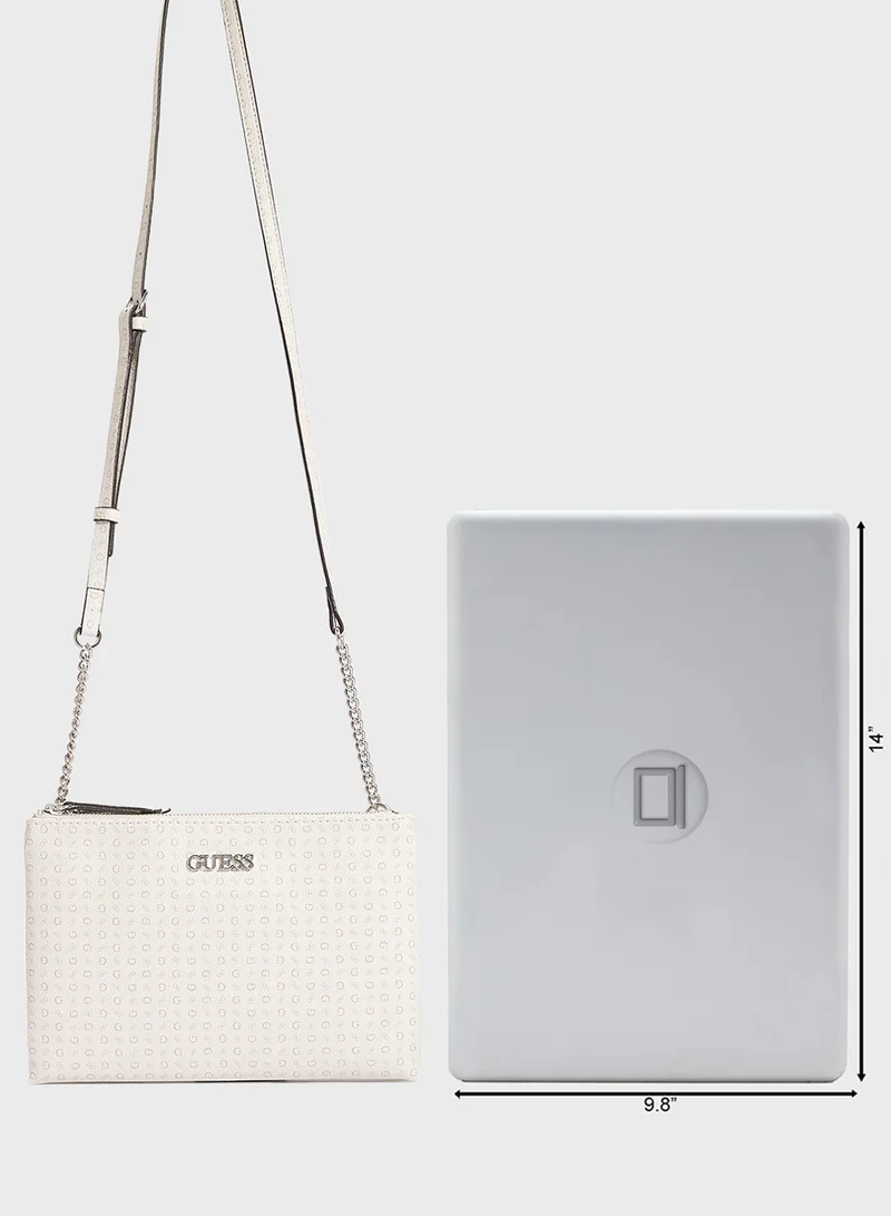 GUESS Tidewood Mini Double Zip Crossbdy
